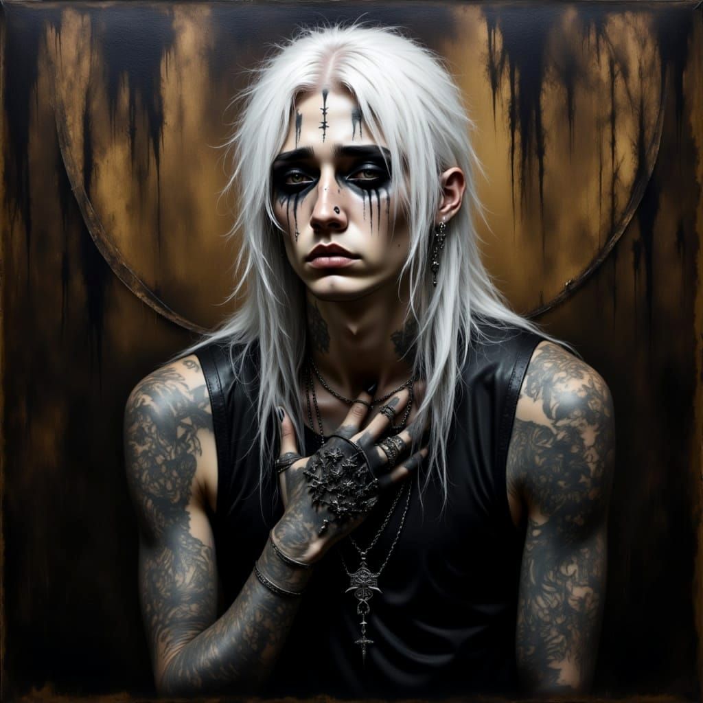 Gothic Renaissance Man in Despair