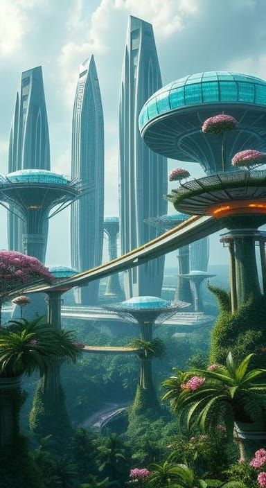 Extraterrestrial Colony Rises from Emerald Jungles