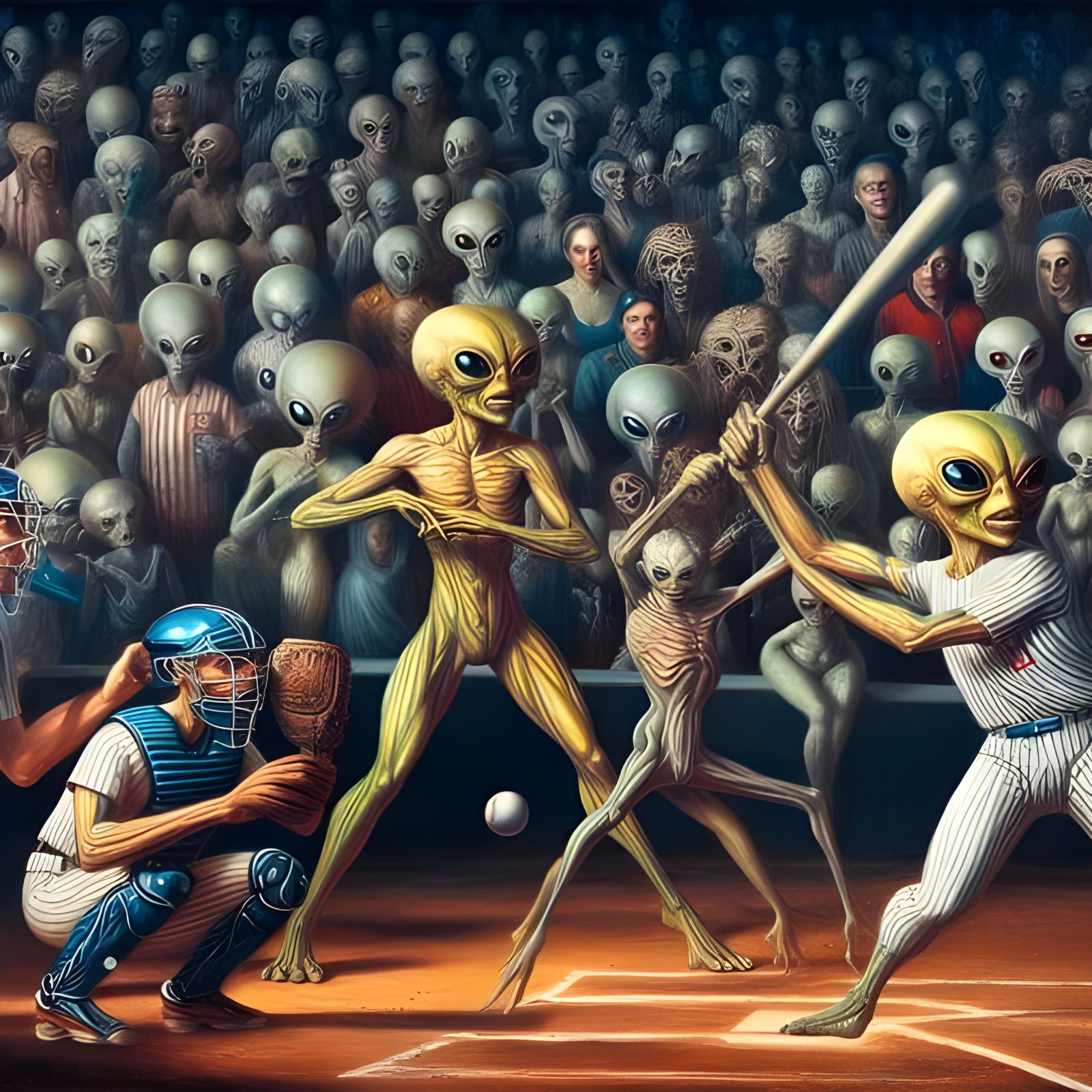 Gradient of Blue Hues Created by AI