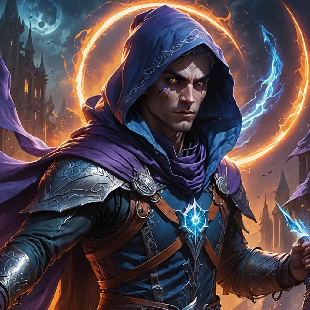 Ethereal Elf Assassin with Ghostly Daggers