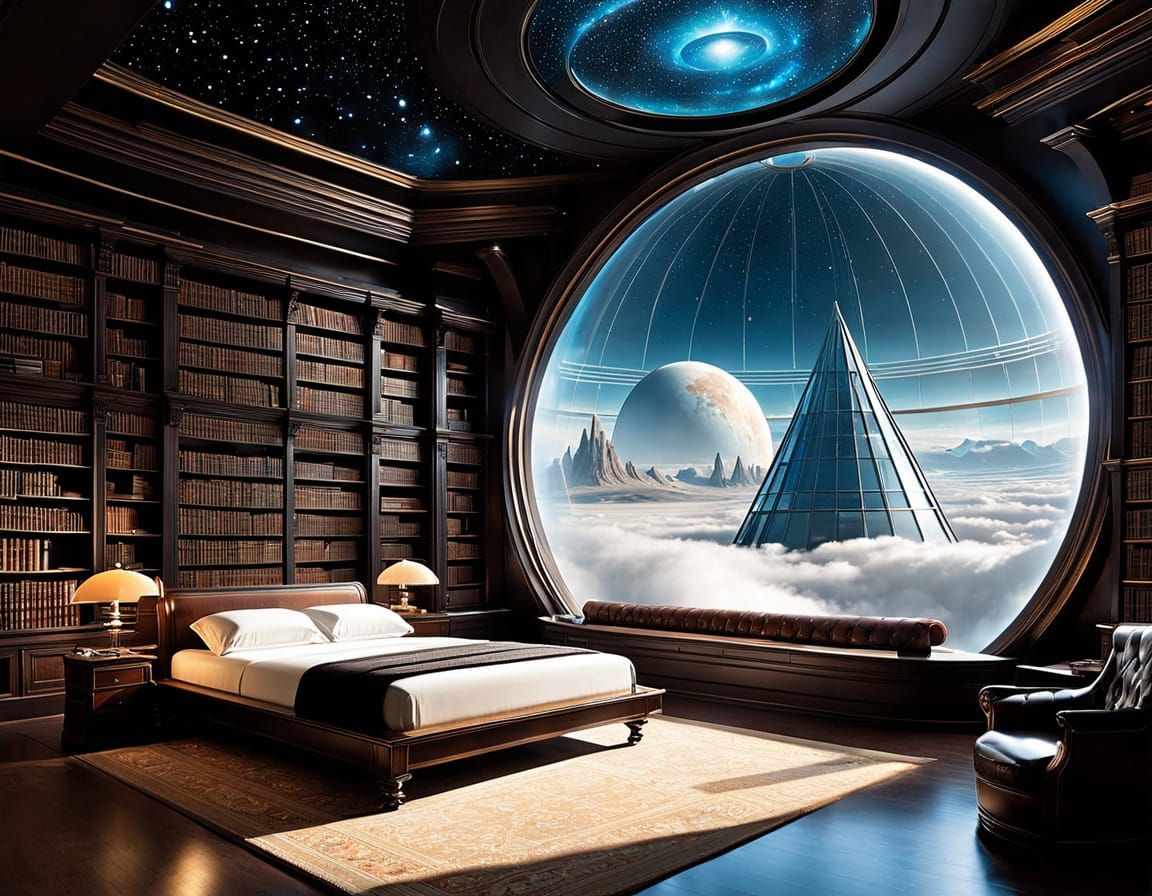 In Our Timeless Future Never-Nostalgic Grand Library