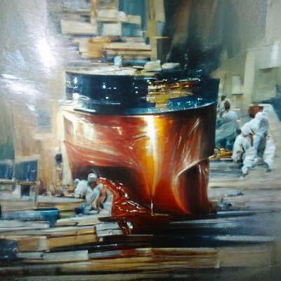 NFTs in Oil Painting Style of James Gurney