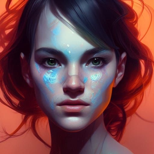 Hyperdetailed Portrait with Dynamic Lighting in 8k