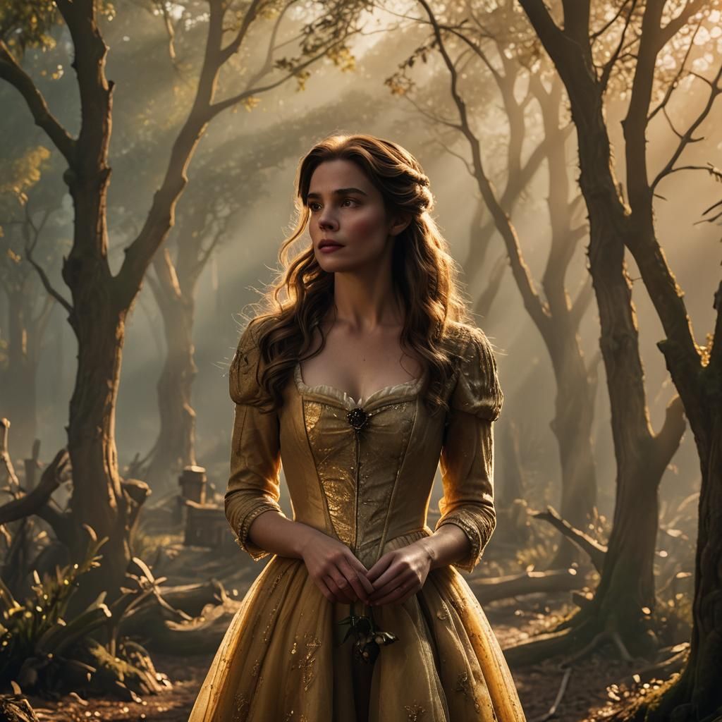 Jennifer Conoley as Belle in Live-Action Film Still