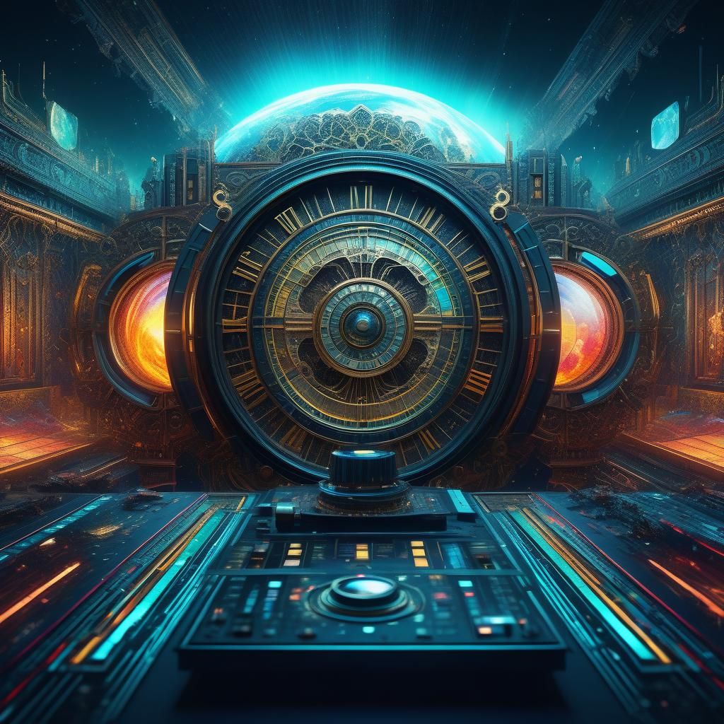 Nikola Tesla Oscillator in Hyperrealistic Style