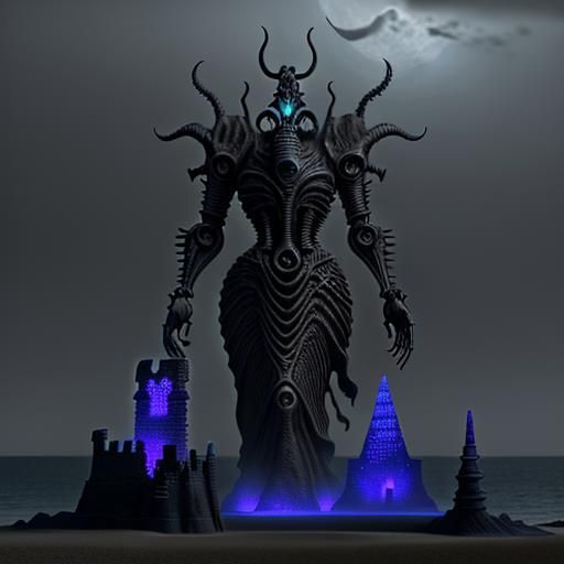 Sandcastle of God by H.R Giger