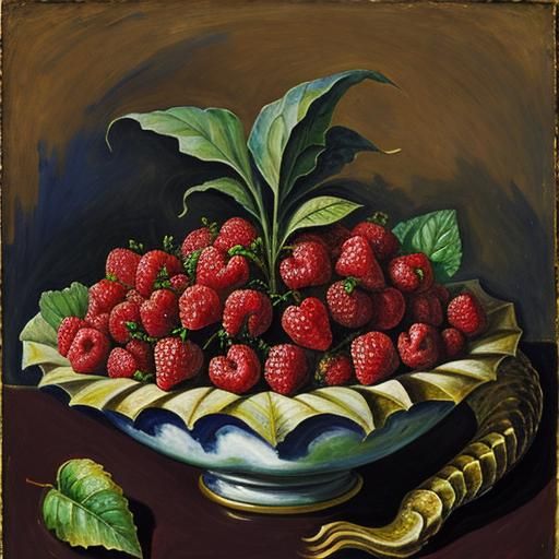 Pangolin Raspberry Harvest in Expressive Style