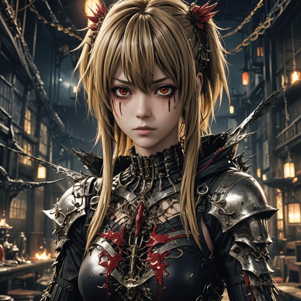 Misa from Death Note: Detailed Matte Painting