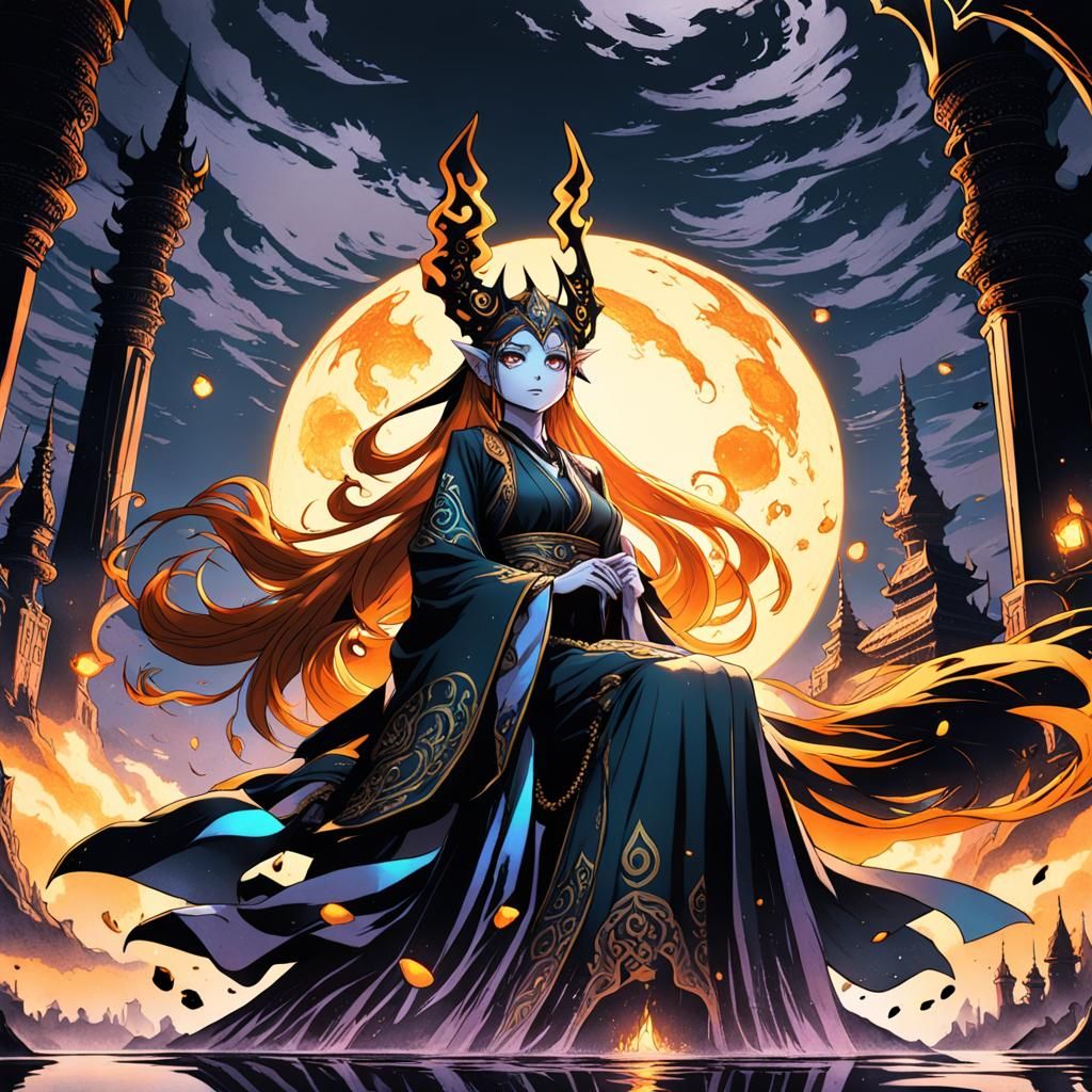Midna in Twilight Realm: Manga Art