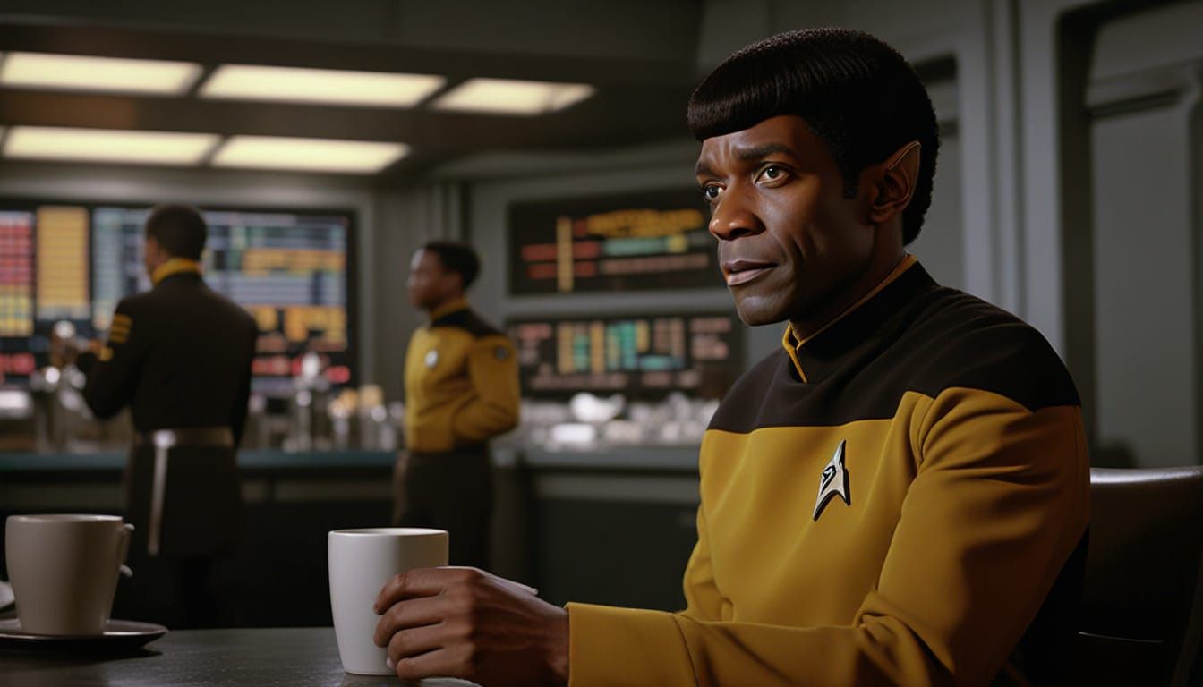 The Day Tuvok Tried Hair Straighteners