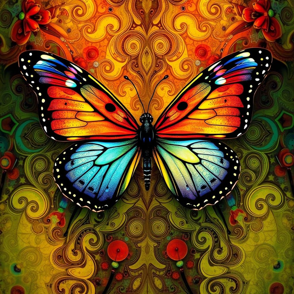 Kaleidoscopic Butterfly
