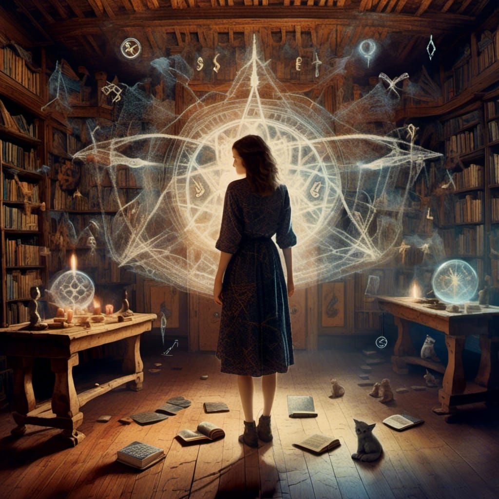 Witchcraft Attire in Magic Laboratory Summons