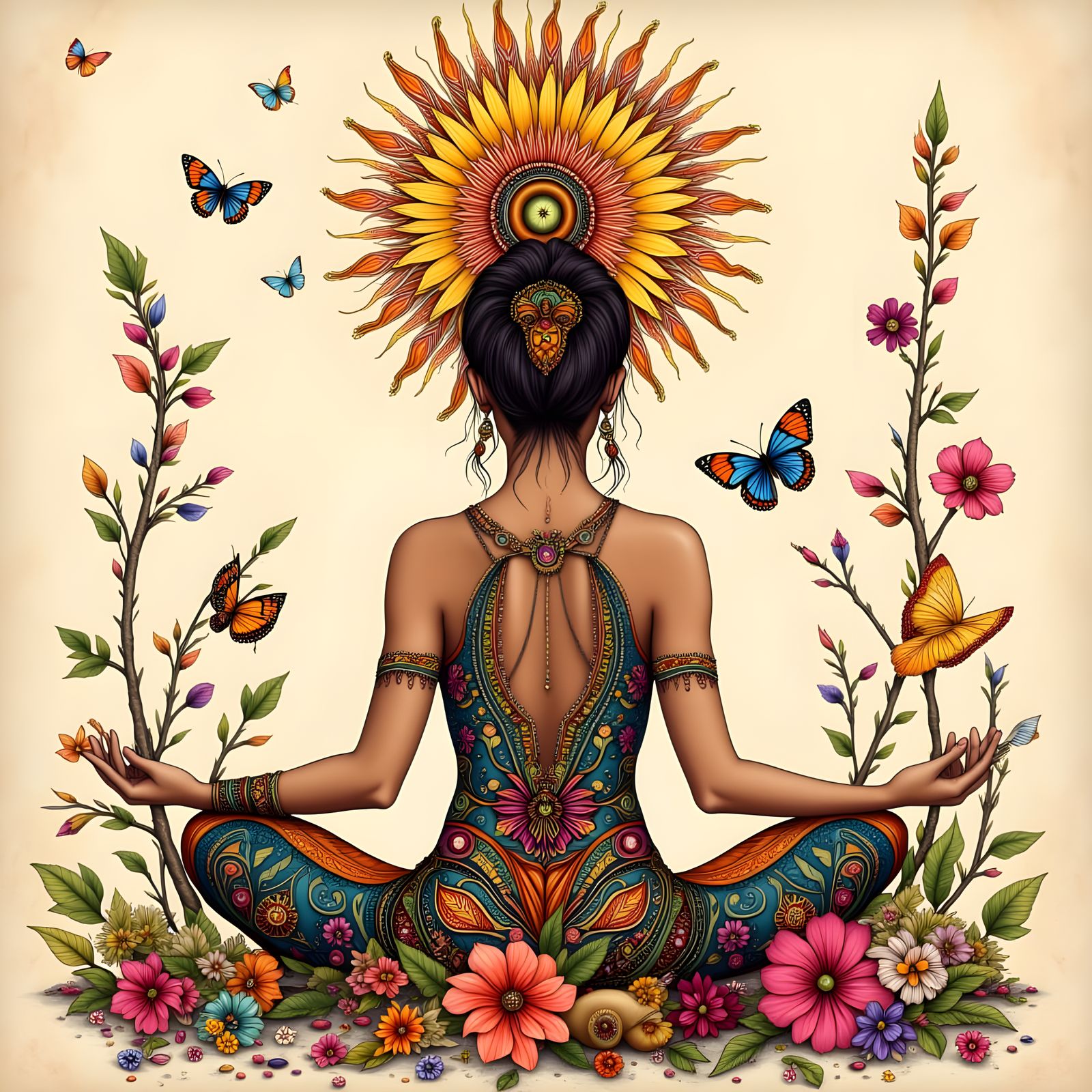 Meditating in Nature