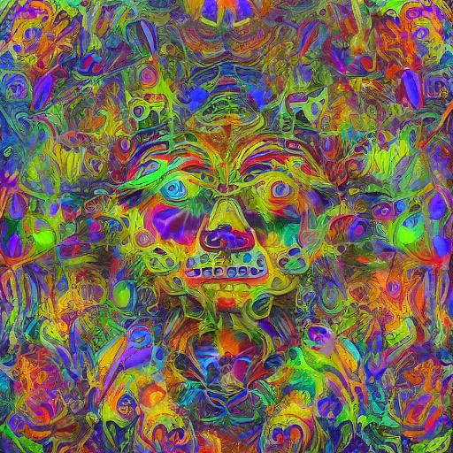 Oliver Sacks Surrounded by Brain Activity in Surreal Style