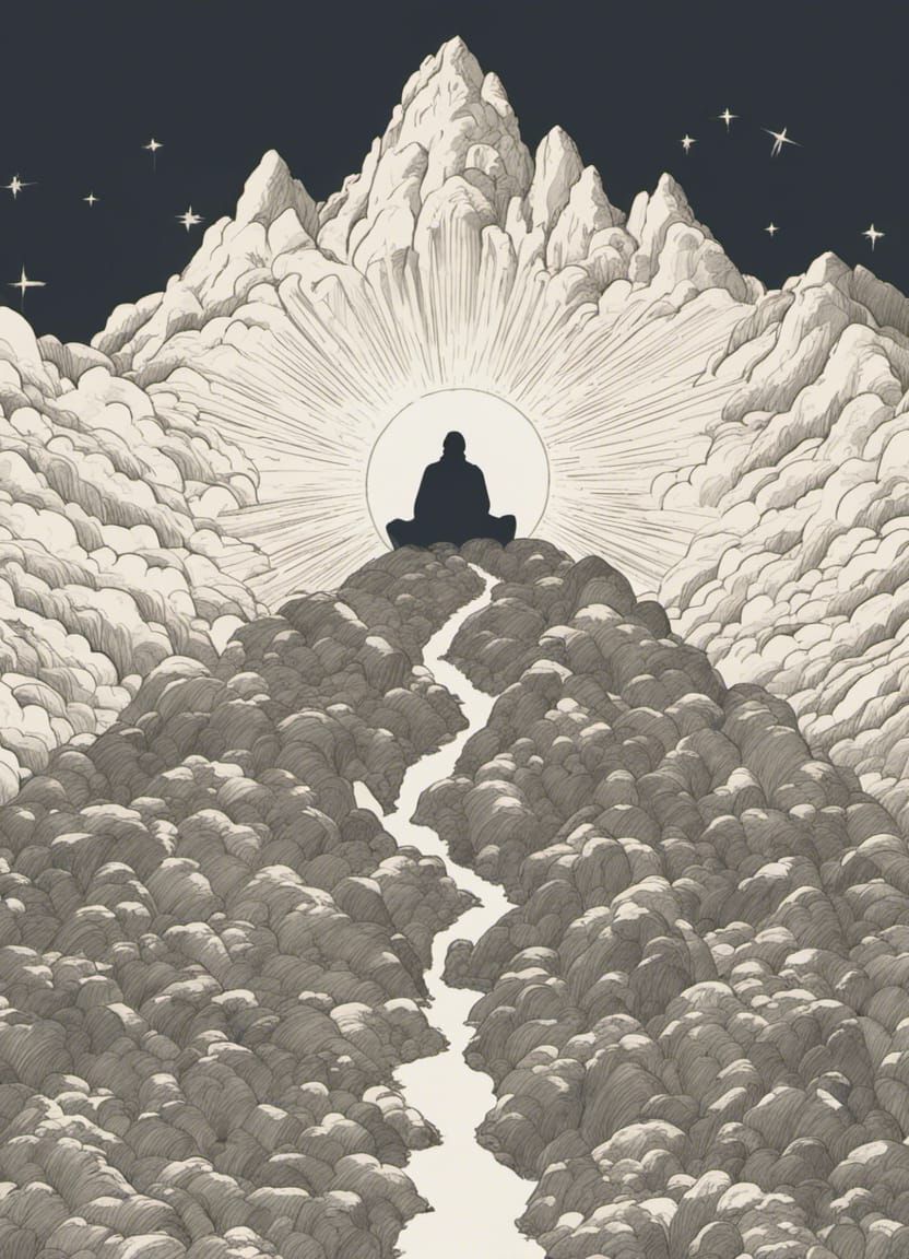 Solitary Prayer: Mountain Ascent