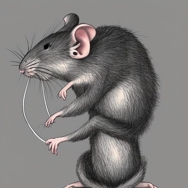 Intriguing Rat-Human Hybrid Creature