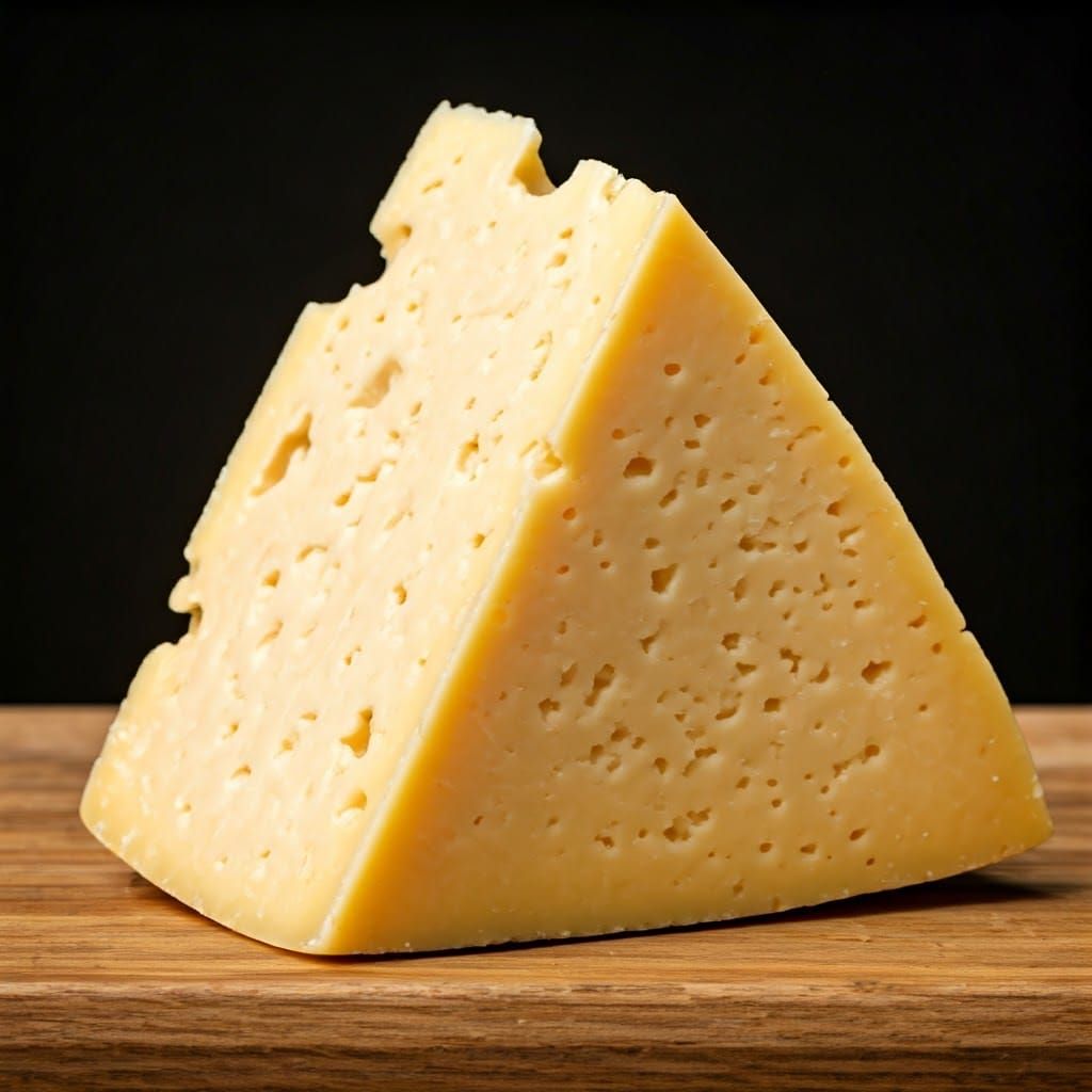 Simple AI Image of Block of Cheese