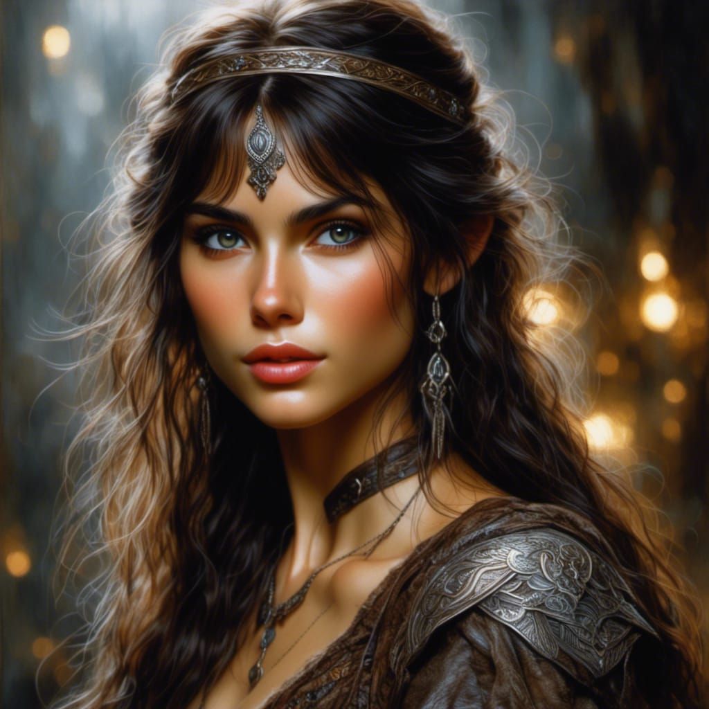 Hyperrealistic Elf Portrait in Glamorous Pose