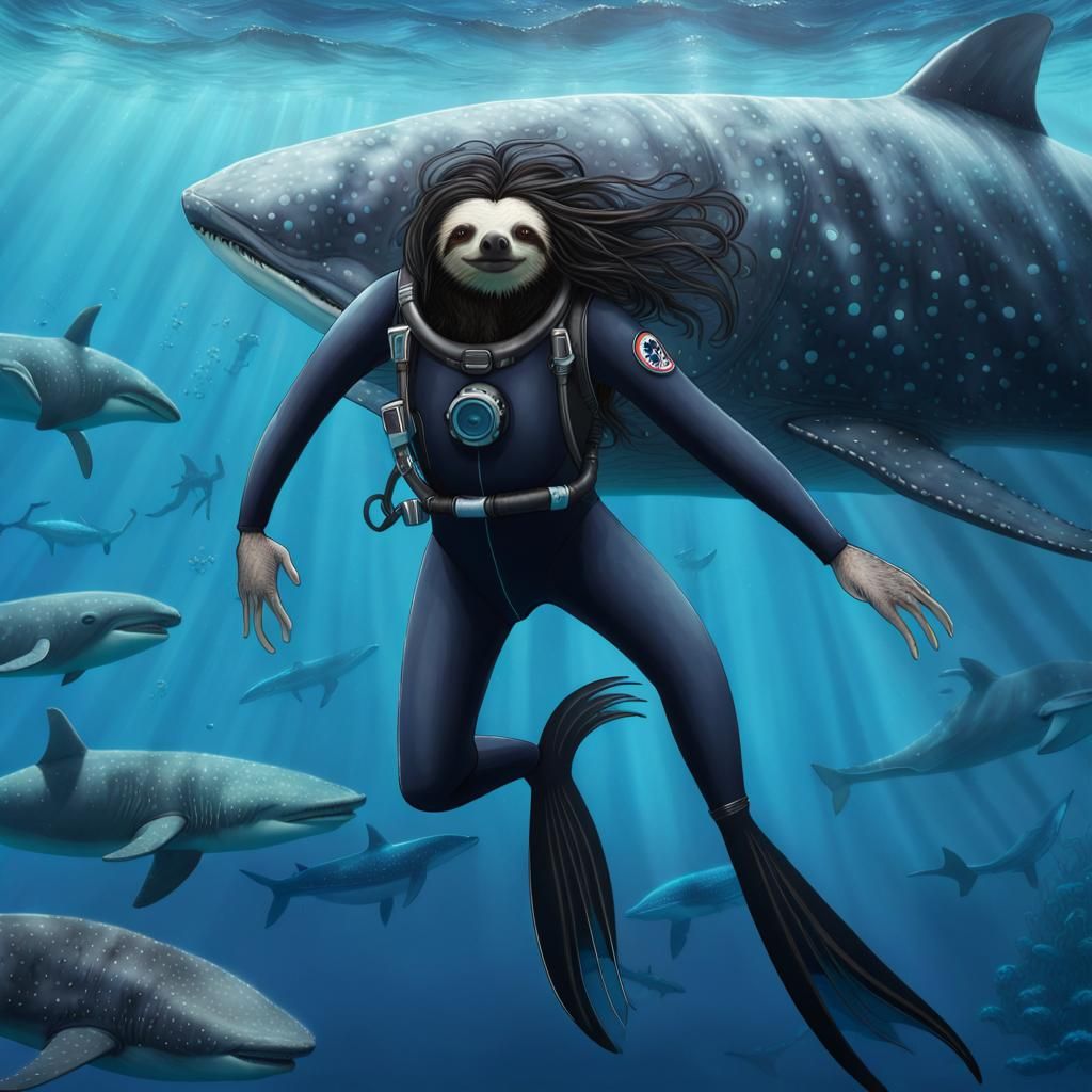 Dení Ramísloth Macías, marine biologist specialized in whale...