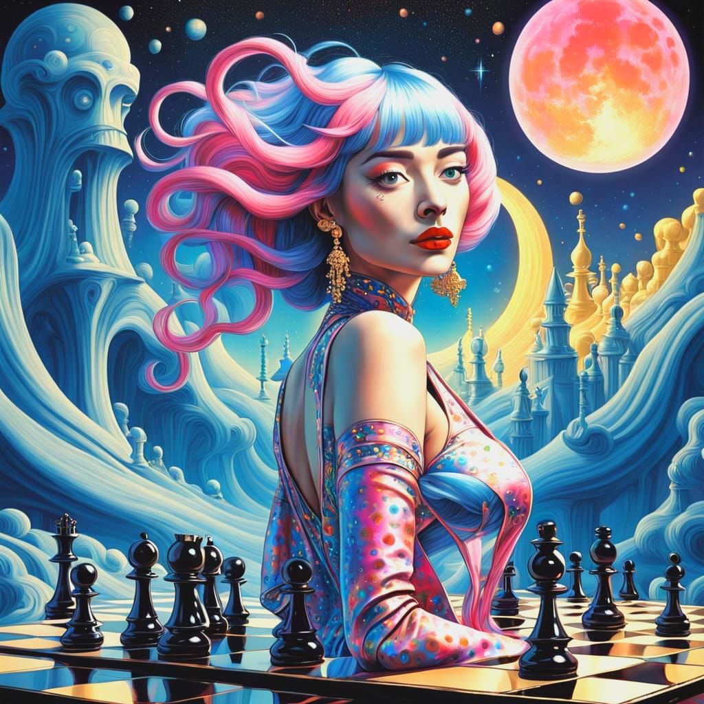 Ethereal Dreamer in Golden Hour