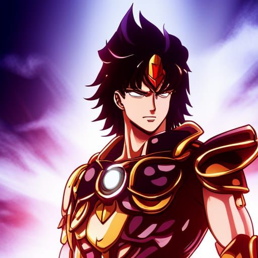 Saint Seiya Inspired Hyperrealistic Character