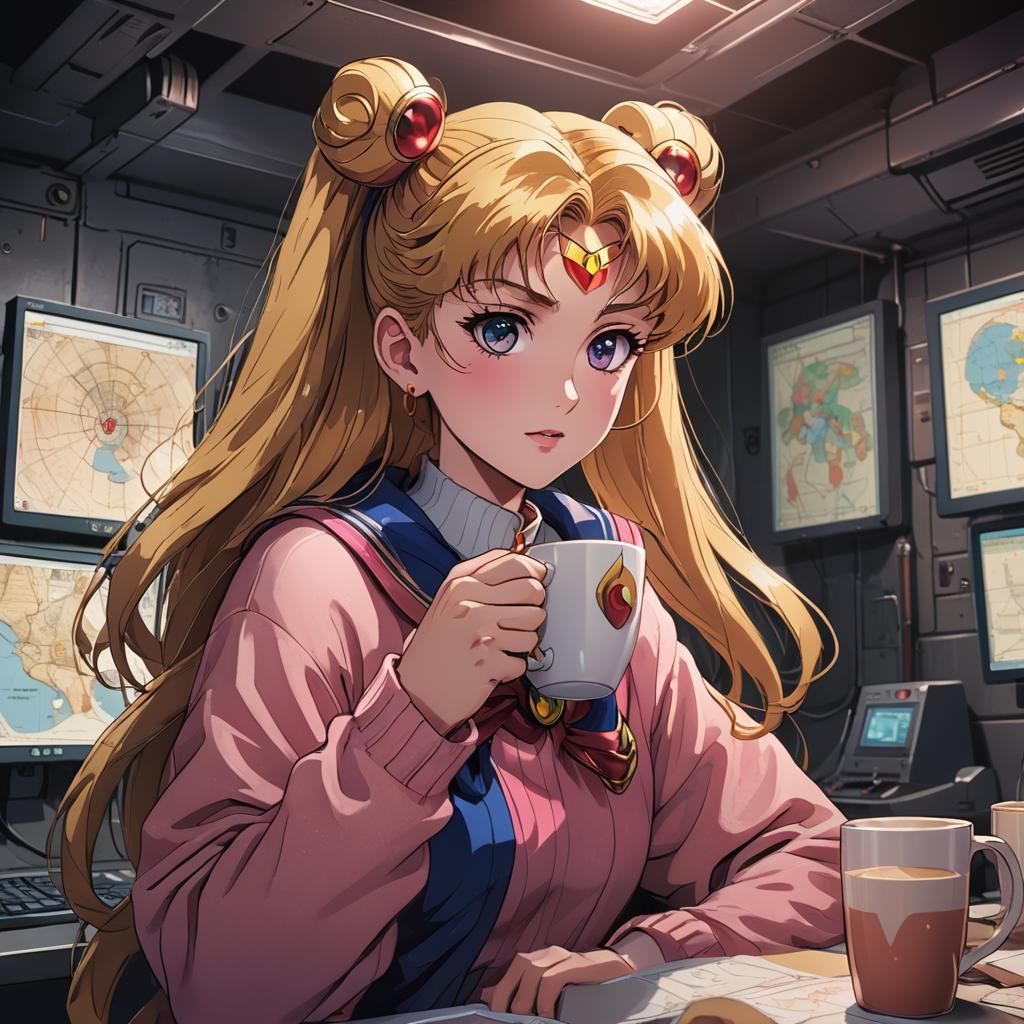 Sailor Moon's Cozy Mission: Anime Bunker Close-Up