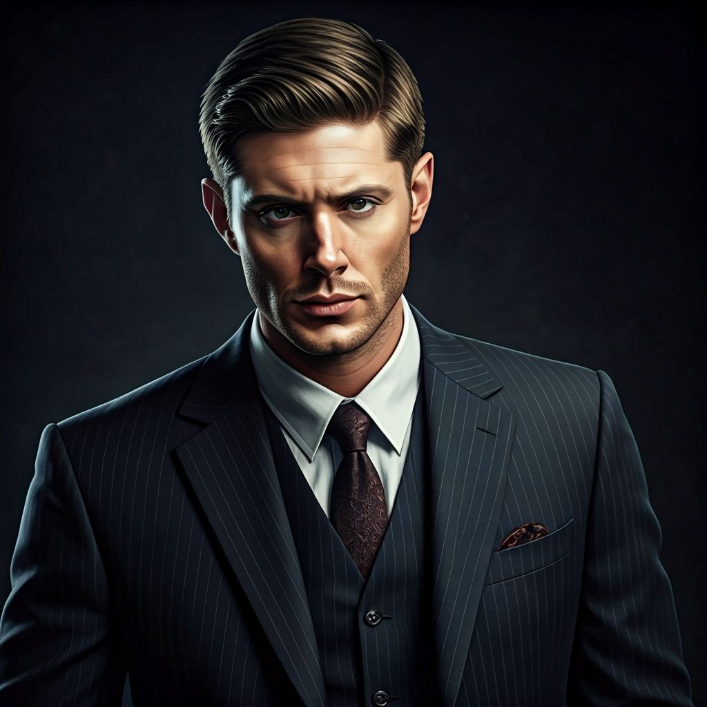 Jensen Ackles as Dean Winchester in 1950s Style