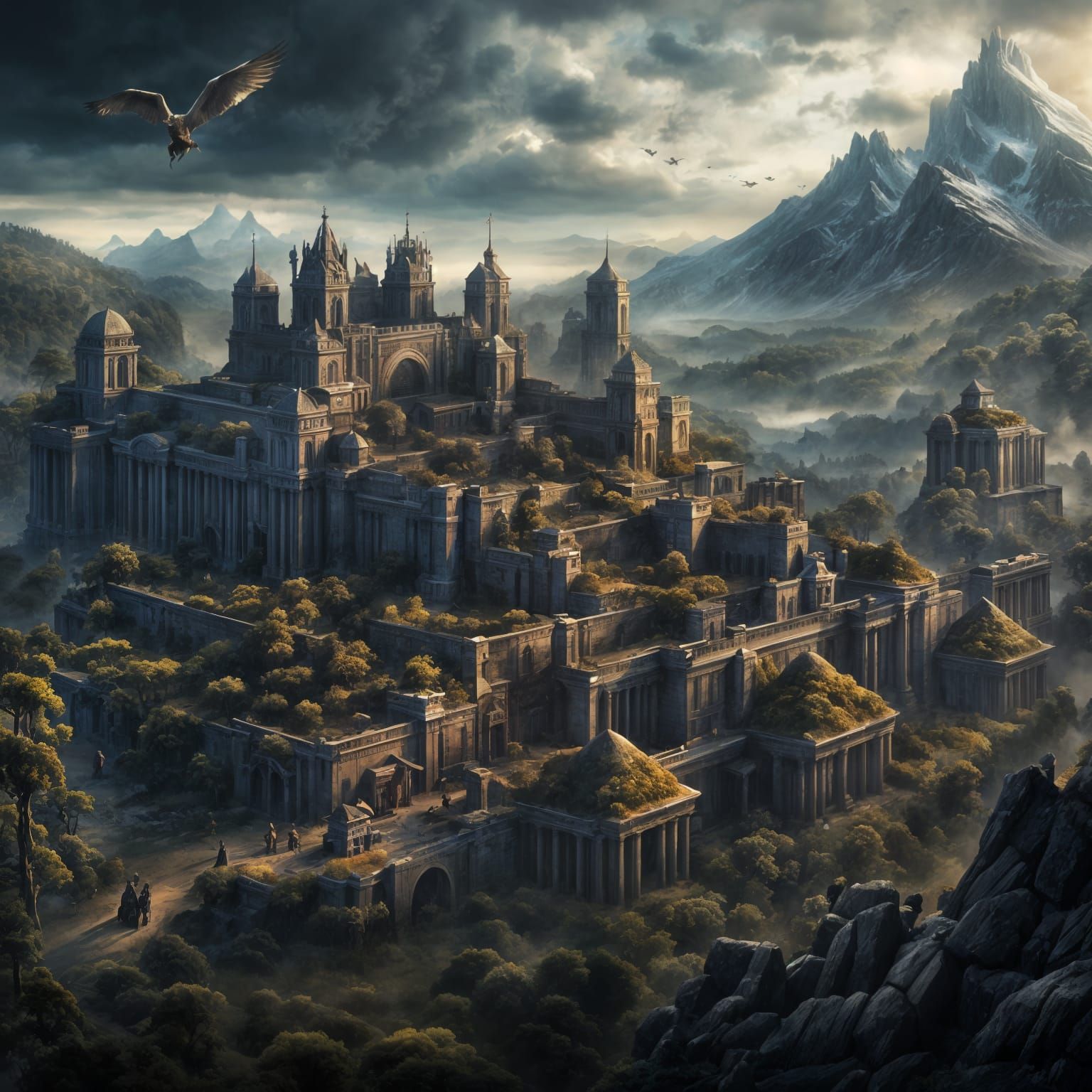 Dark Fantasy: Roman Metropolis in Tundra
