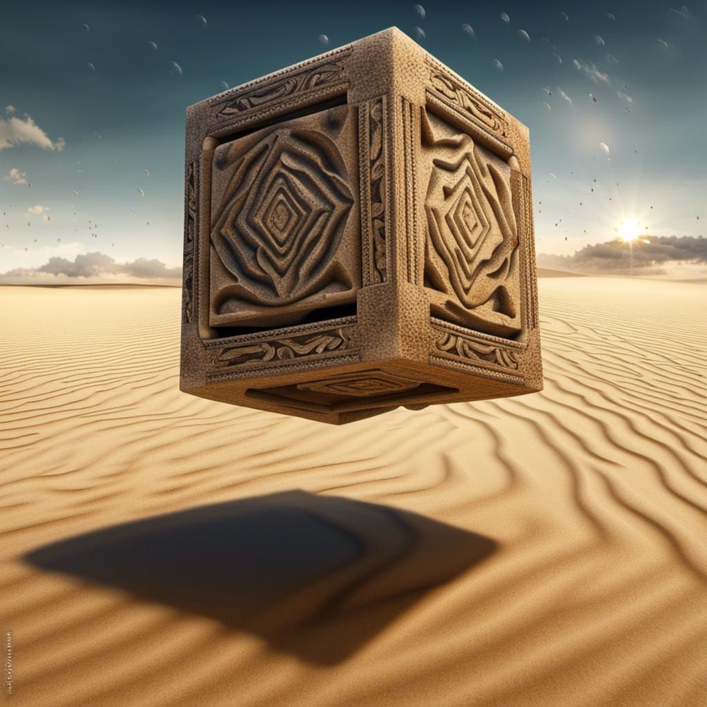 The Cube in the Desert.