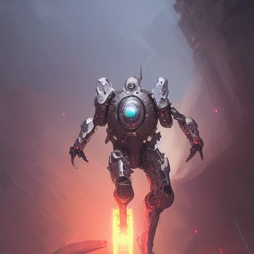 Anime War with Nanotechnology and Mechanical Armor