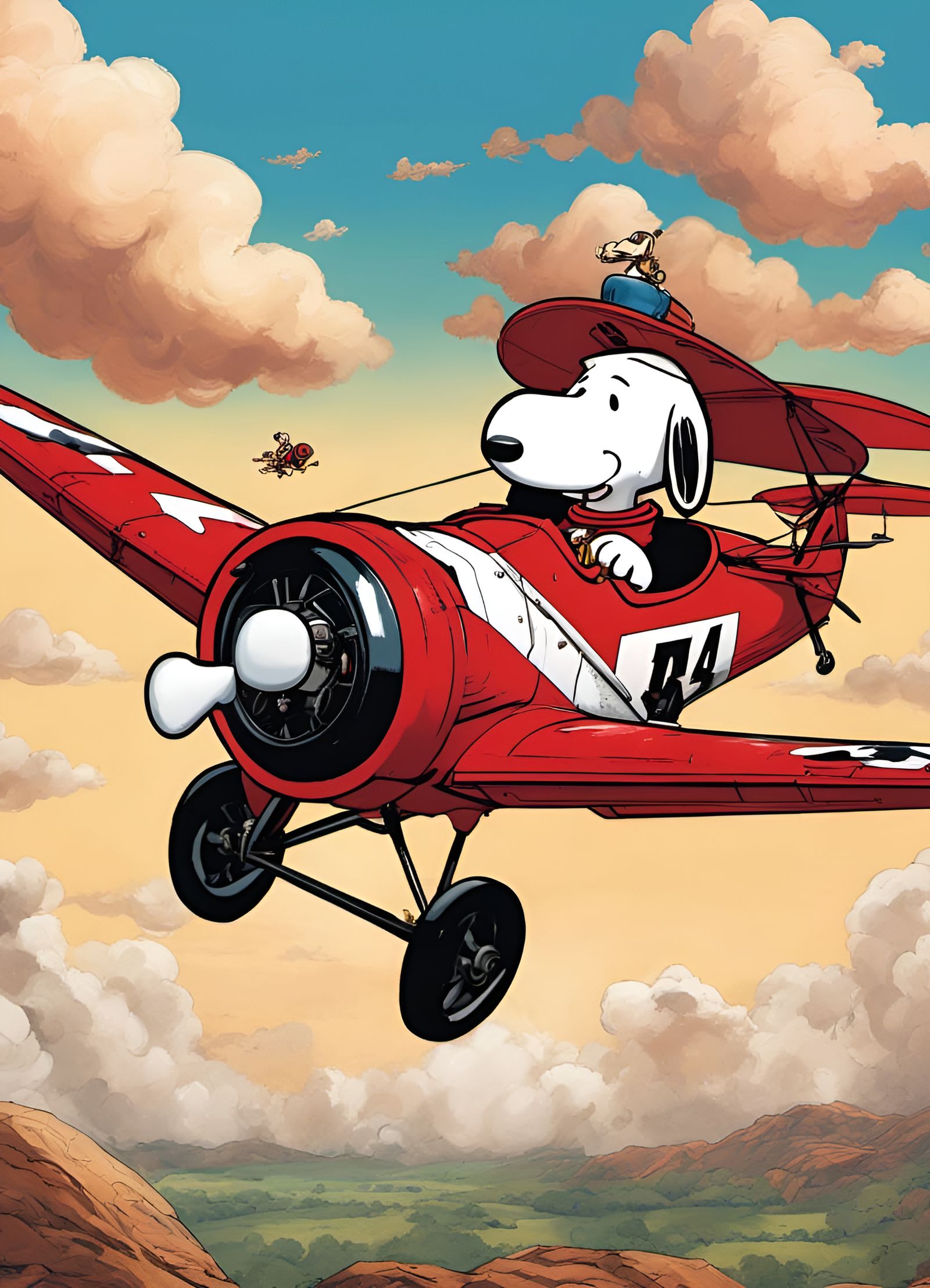 Snoopy and the Red baron