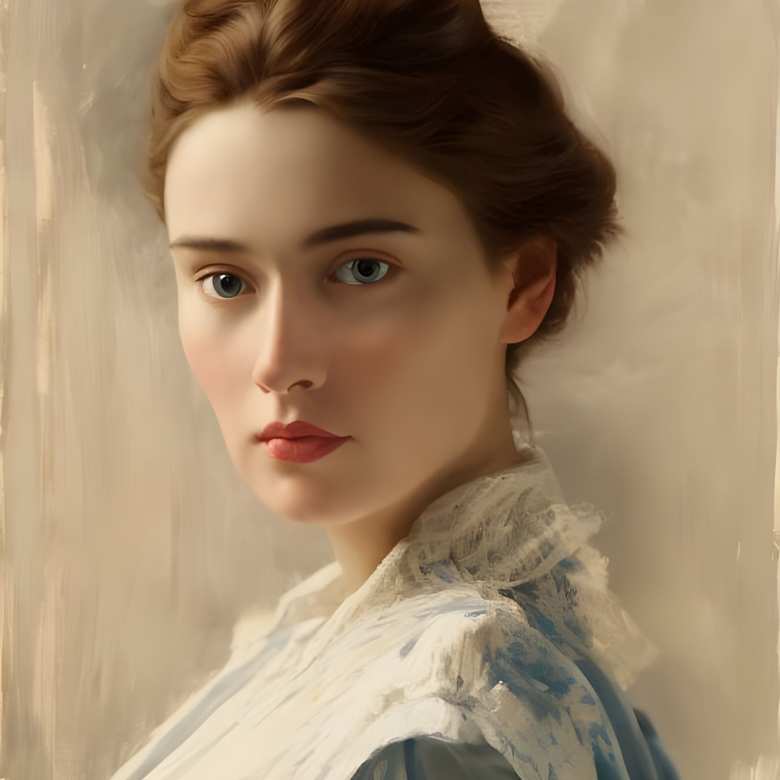 Hyperreal Portrait of People in Sunday Best