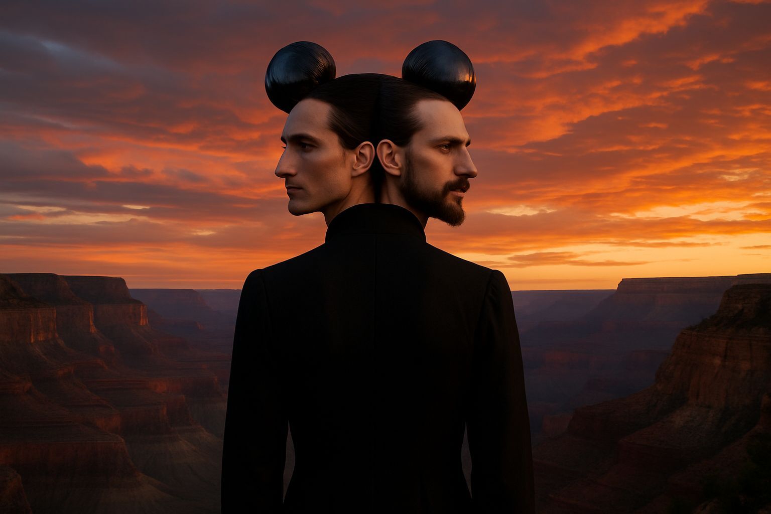 The Wearing of the Mirror-Buns