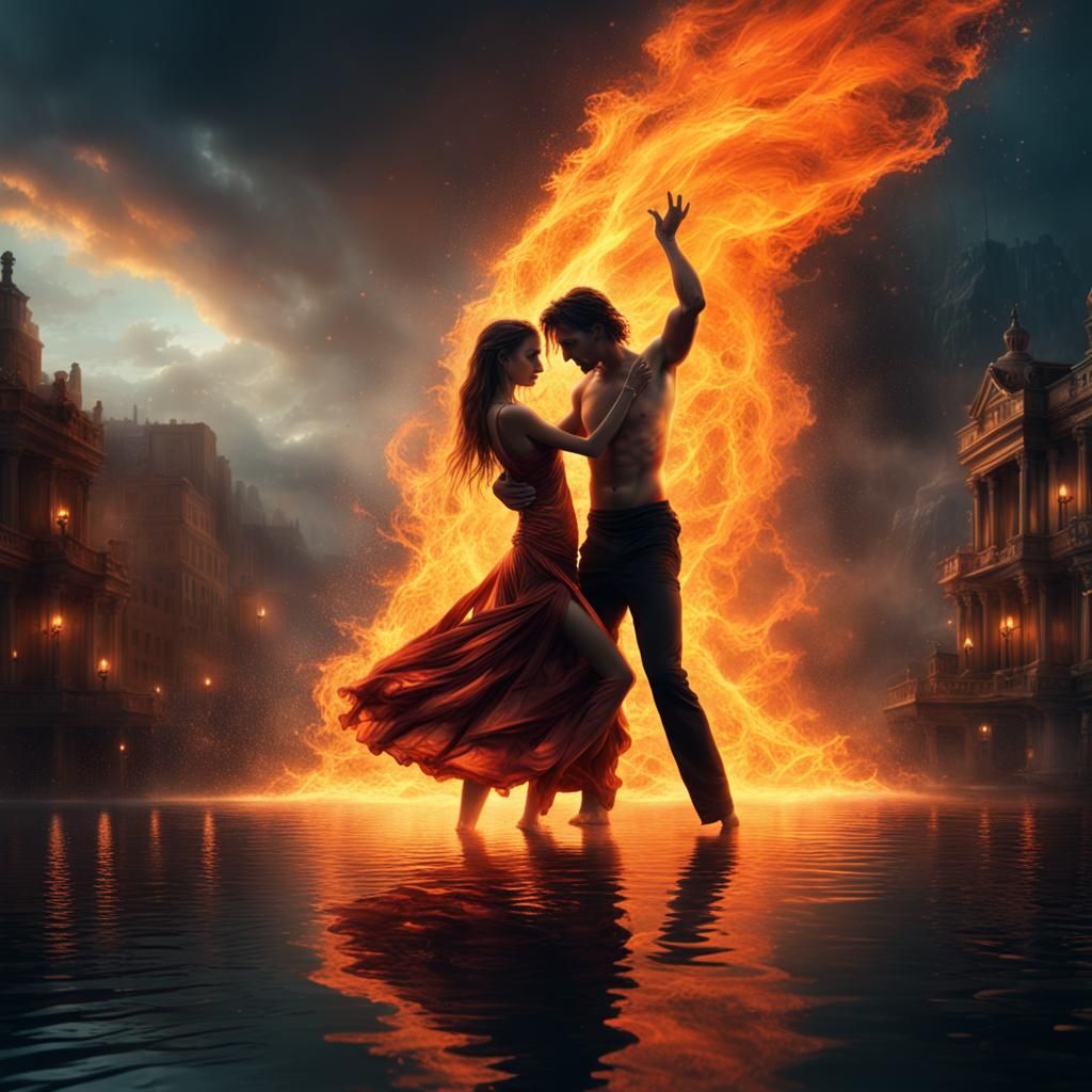 Water Man and Fire Woman Dance: Impossible Love