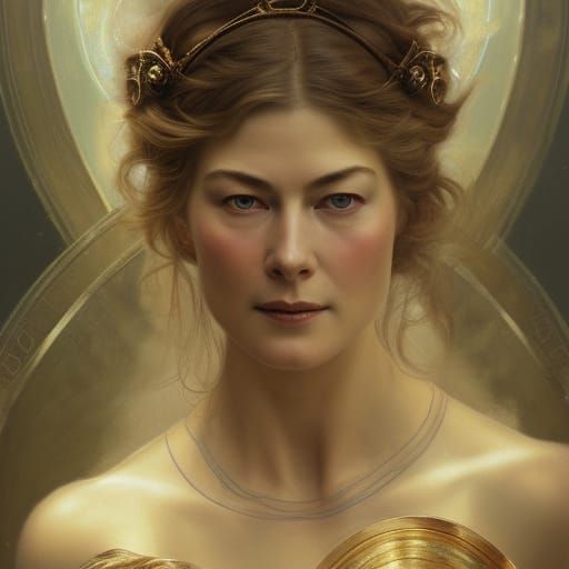 Rosamund Pike as Thetis: Hyperdetailed Concept Art