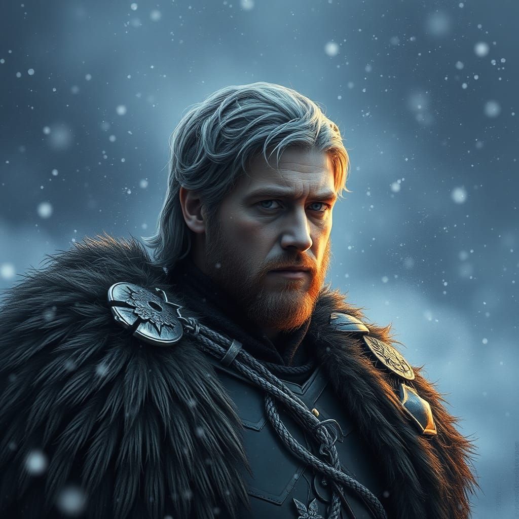 Jaimie Lannister: Winter is Coming, Digital Art