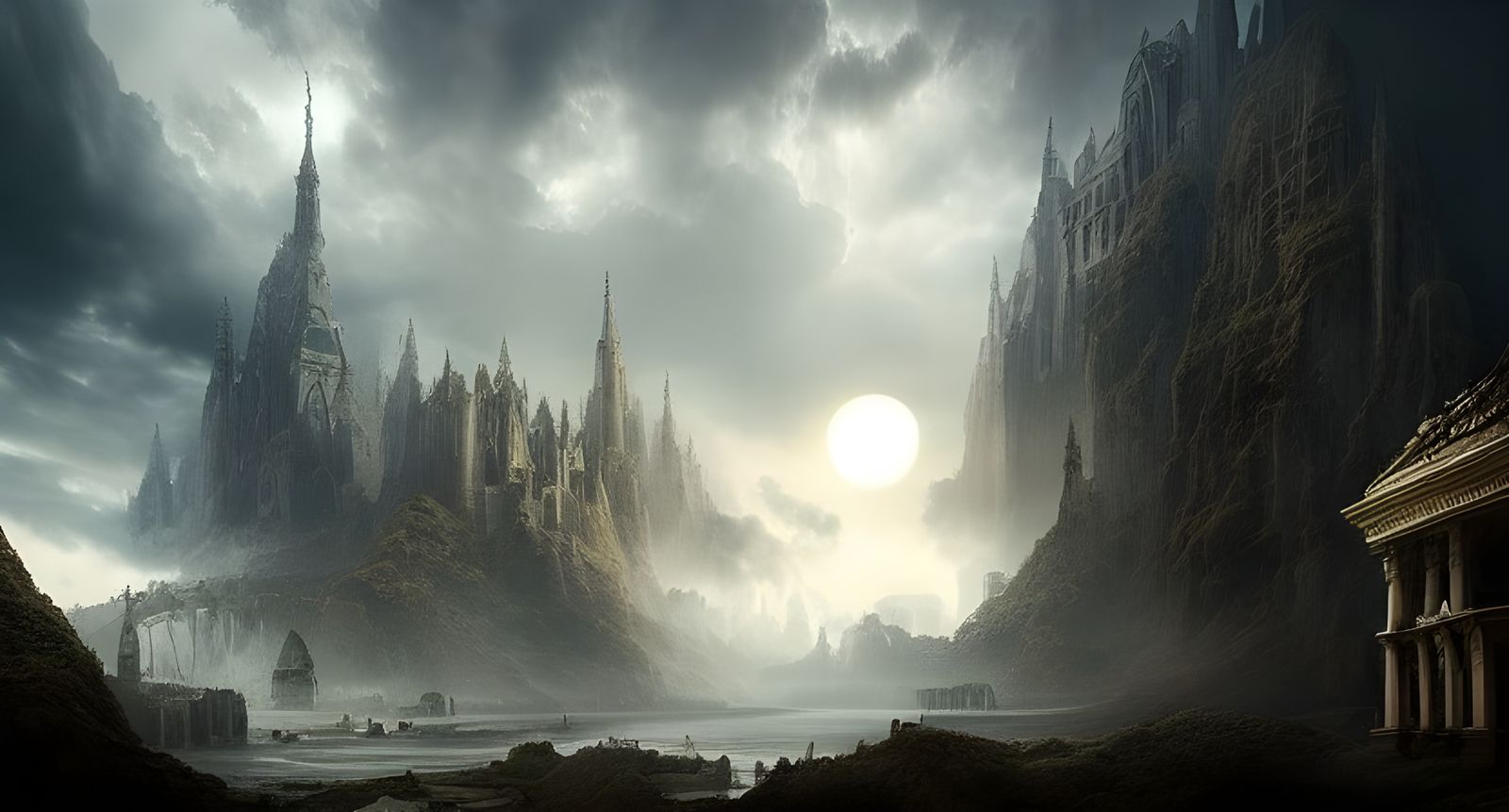 Epic Kingdom Digital Matte Painting