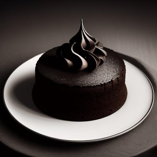 Chocolate Castle Cake: Hyper-Realistic Food Photography