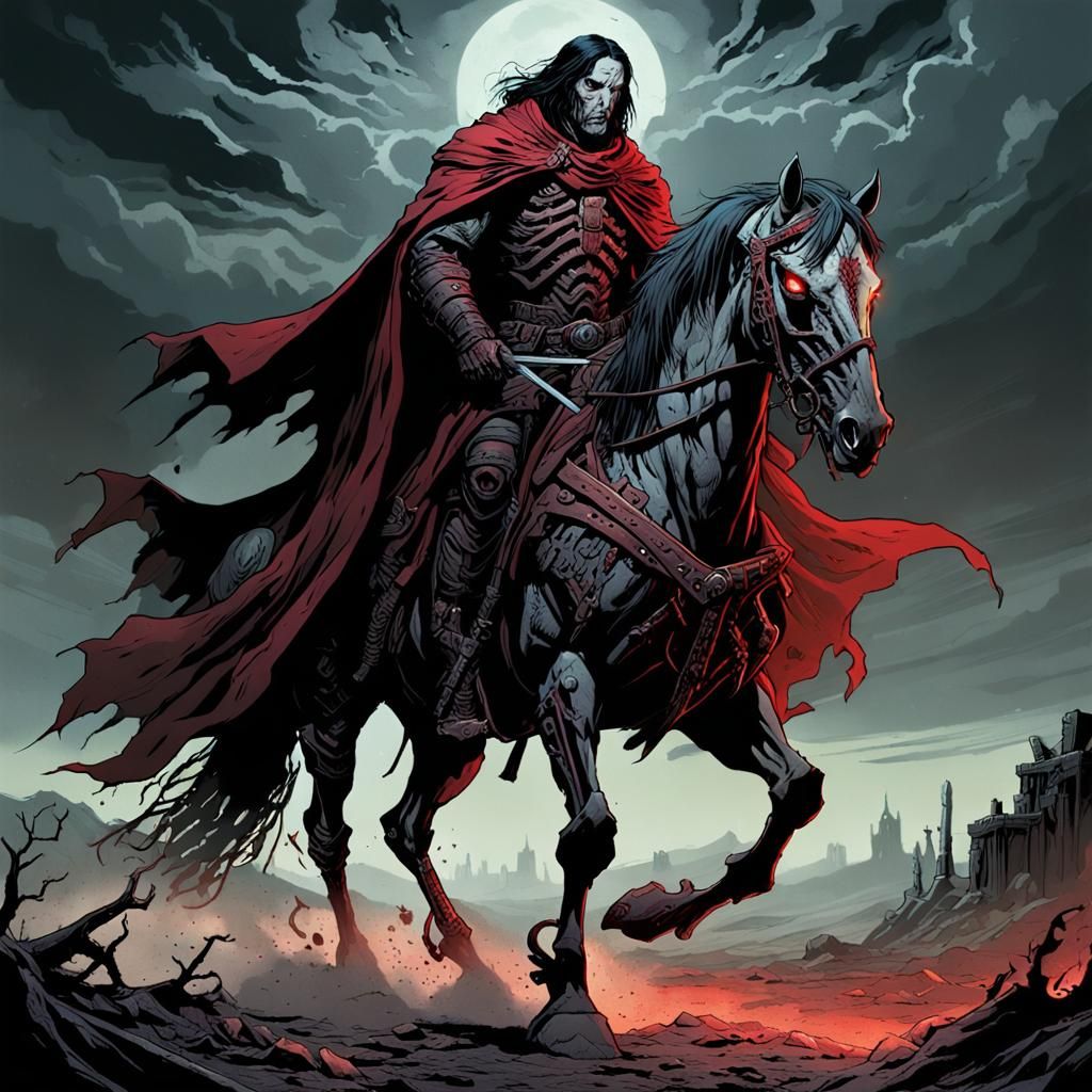 Hunger Rides: Dark Comic Book Apocalypse