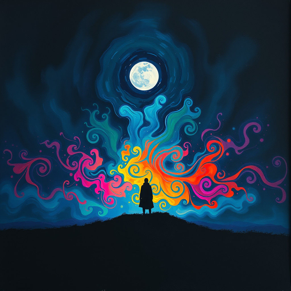 Iridescent Light Pierces the Darkness