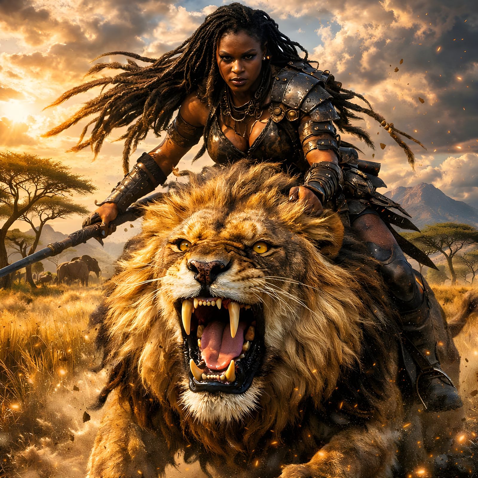 If you give a woman a good reason to fight, she will fight with the strength of a hundred men.