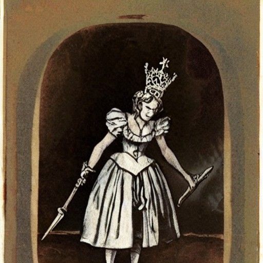 Alice, Queen of Wonderland with Sword