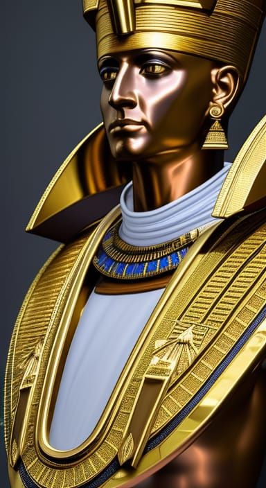 Thutmose III: Ancient Pharaoh in Royal Splendor