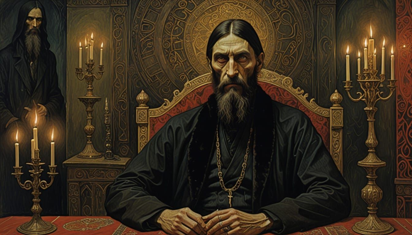 Mystical Portrait of a Russian Mystic