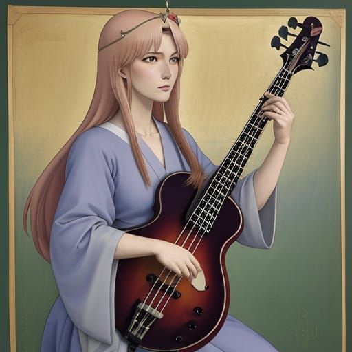 Chibiusa Moebius in Baroque Style Anime Portrait