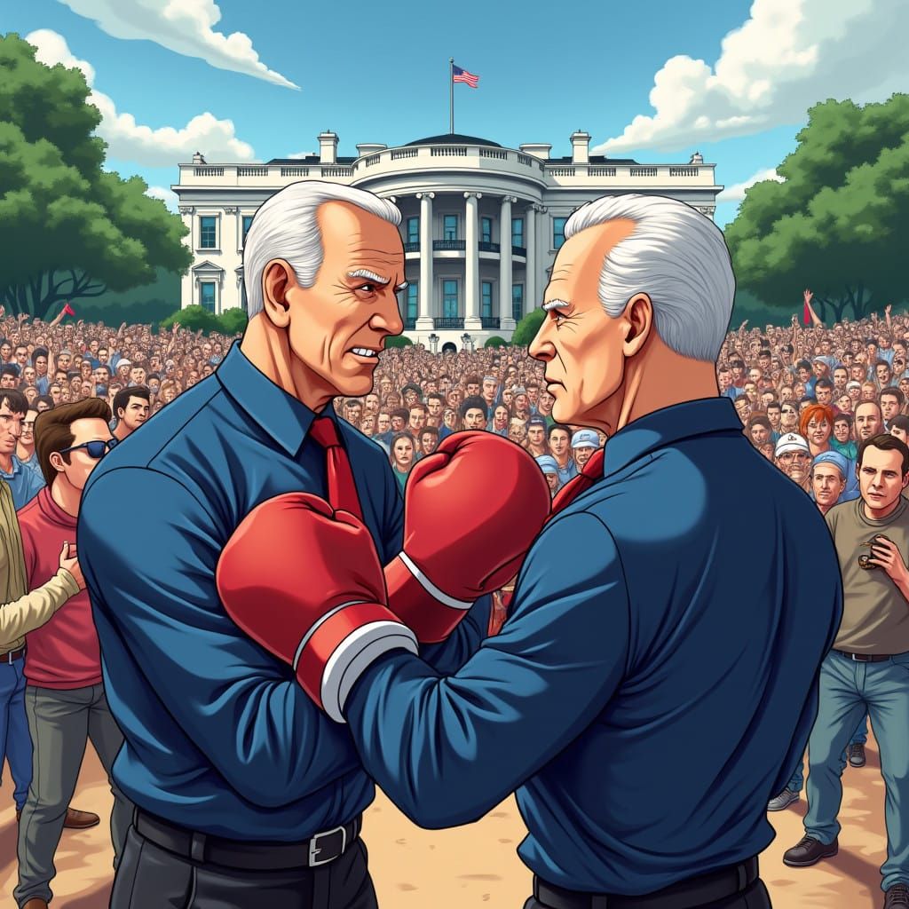 Gigachad Joe Biden in Epic Street Fighter Showdown