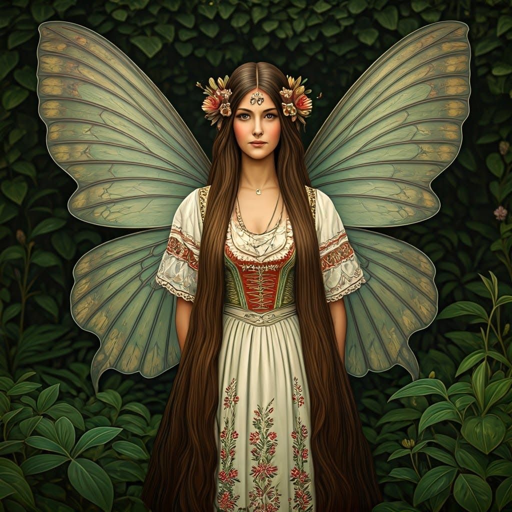 Anjanas are beautiful fairies from Cantabria, Spain.  (no. 2)