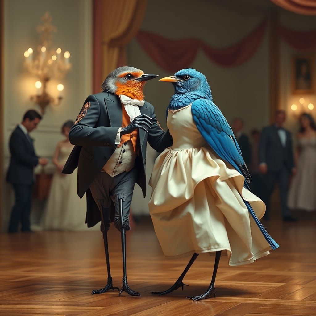 Anthropomorphic Robins Dance: A Pride and Prejudice Surreal ...