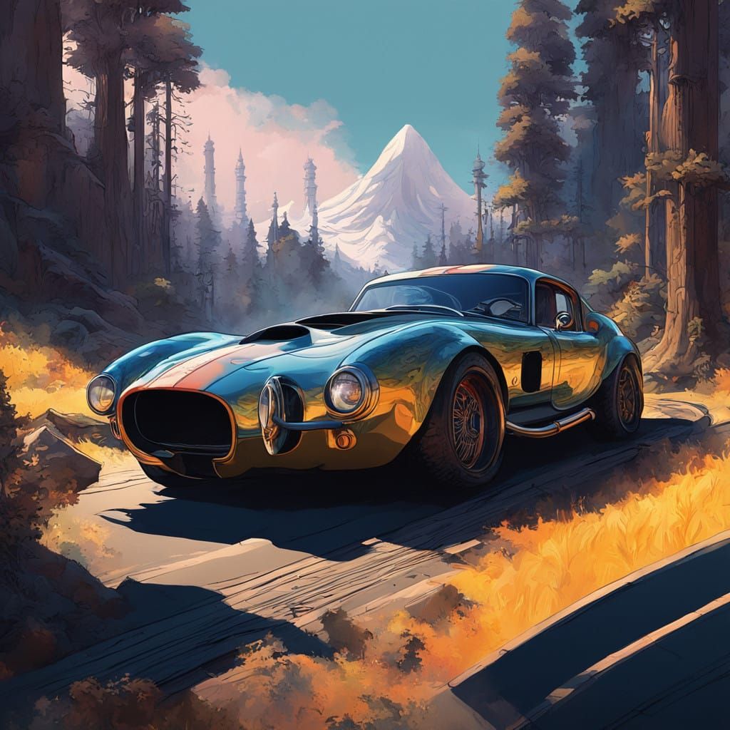 Vibrant Cobra Emerges from Layered Cityscape in a Stunning H...