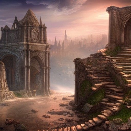 Impossible Stairs and Eternal Portals in Ancient Ruins